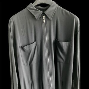 An Armani Classic shirt jacket